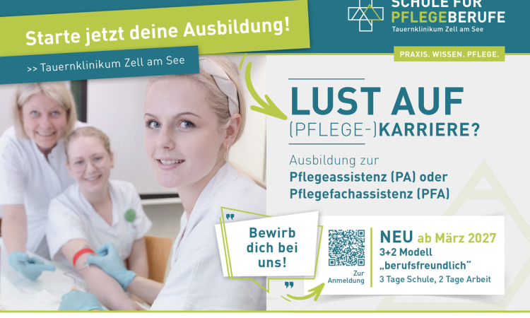 Pflegeausbildung am Tauernklinikum